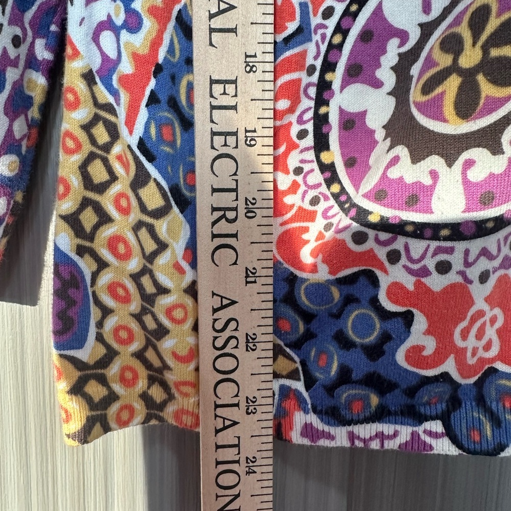 Harold's Multicolor Patchwork Button Down Cardiga… - image 4